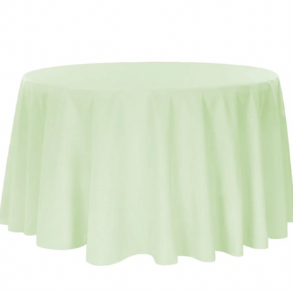 Sage Green Round Tablecloth – 120” Polyester