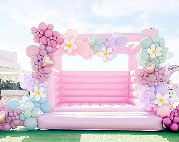 pink bouncy castle