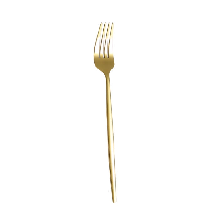 gold forks – titanium plated stainless steel