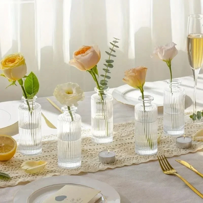Bud Ribbed Vases
