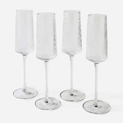 Nova Champagne Glass Flutes