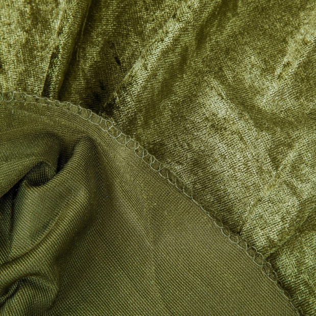 olive green velvet rectangular tablecloth – 90” x 132”
