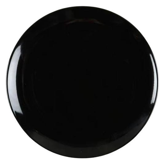 Black Stoneware Dinner Plate