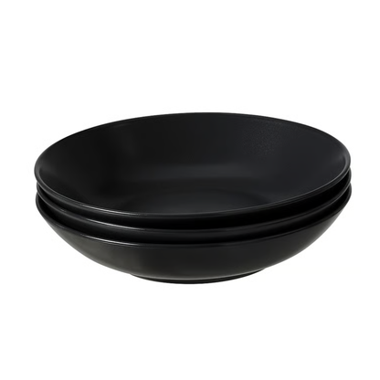 Black Stoneware Bowl