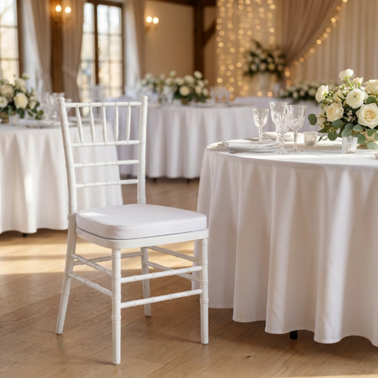 White Chiavari Chair (Real Wood) - Adult