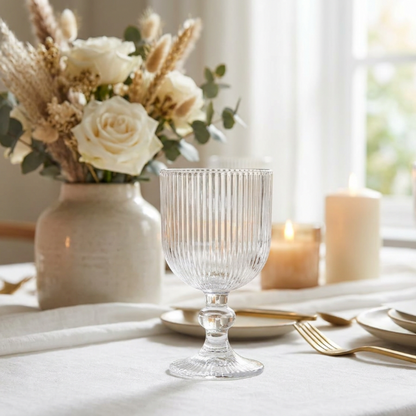 Clara Rippled Goblet