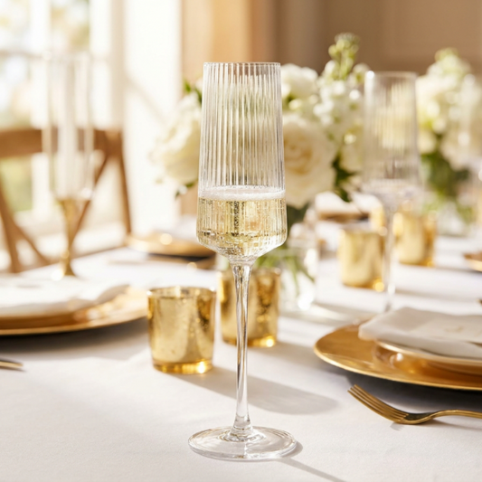 Nova Champagne Glass Flutes