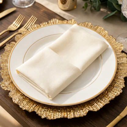 Gold Reef Charger Plates