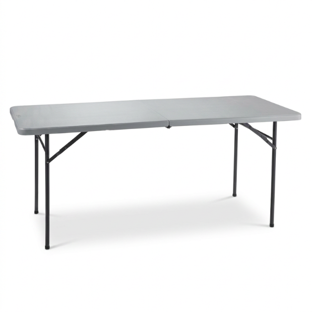 6ft folding table – grey (72” x 29”)