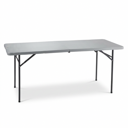 6FT Folding Table – Grey (72” x 29”)