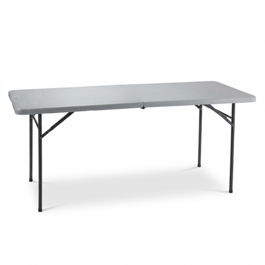 6FT Folding Table – Grey (72” x 29”)
