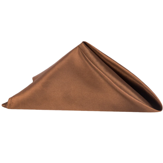 Satin Napkin - Chocolate Brown
