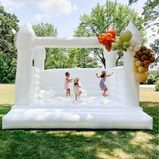 White Bouncy Castle